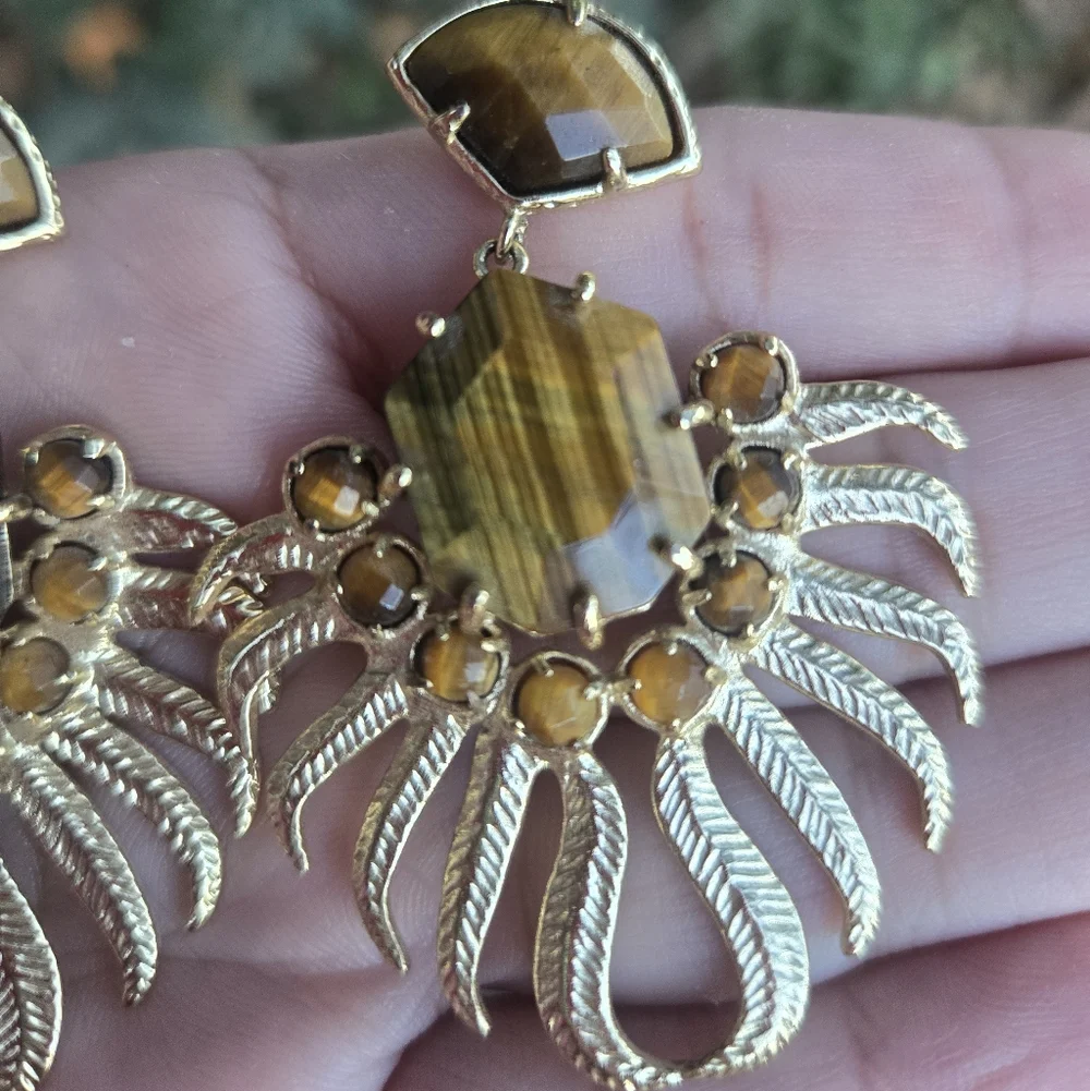 Kendra Scott Rare Vintage Fallon Earrings - Picture 3 of 6